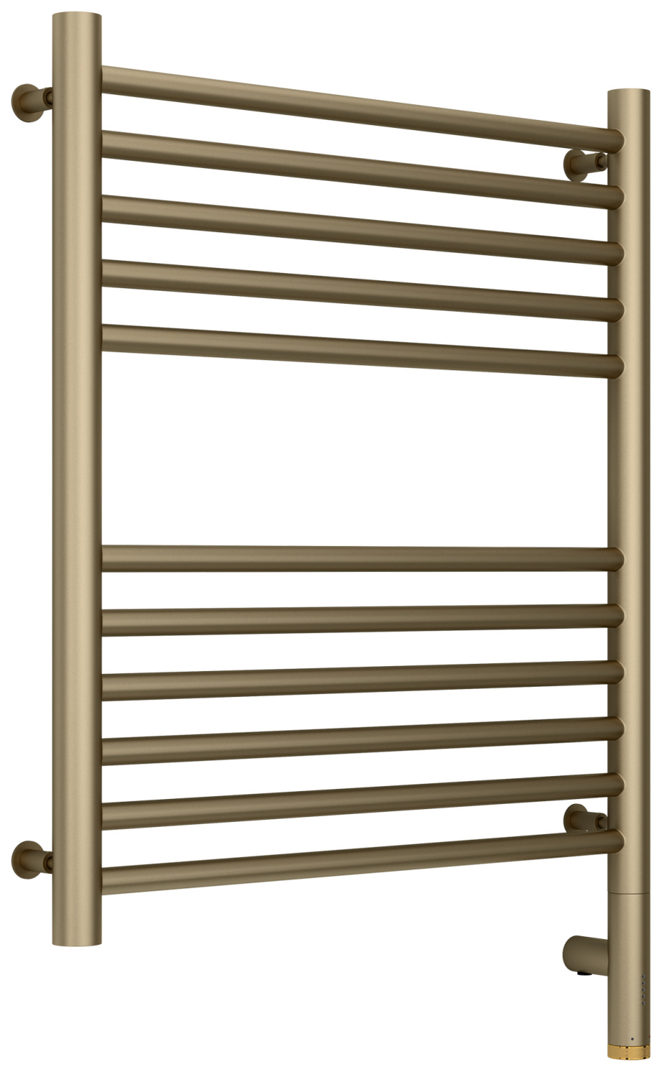 Полотенцесушитель электрический Сунержа Богема 3.0 прямая 532х724 мм правое золотой шёлк матовый 32-5805-6050