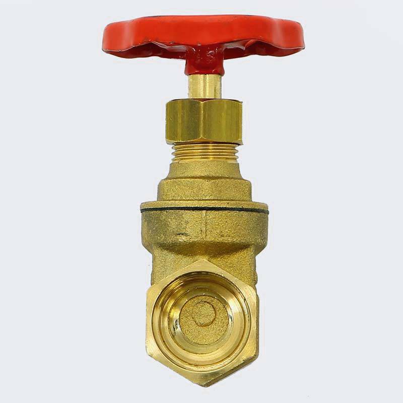 Задвижка клиновая латунная Uni-Fitt 1/2 ВВ PN10 140G2000