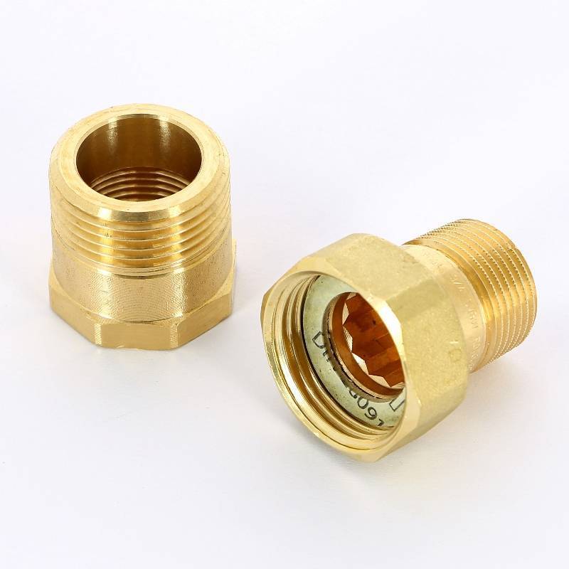 Разъемное соединение Viega 3340 бронза НВ 3/4 дюйма с плоским уплотнением 271367