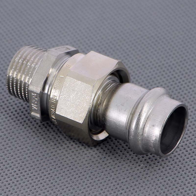 Муфта переходная пресс-Н Viega Sanpress Inox нержавеющая сталь 15x1/2 436445