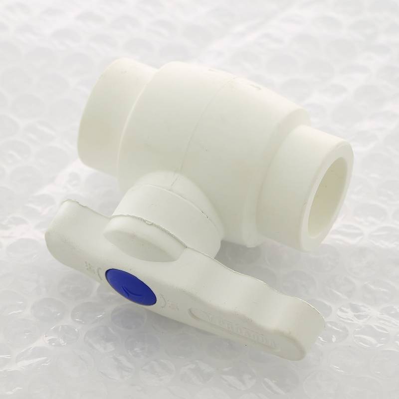 Кран шаровой PPR Pro Aqua Standart 25 мм белый с ручкой PA44010