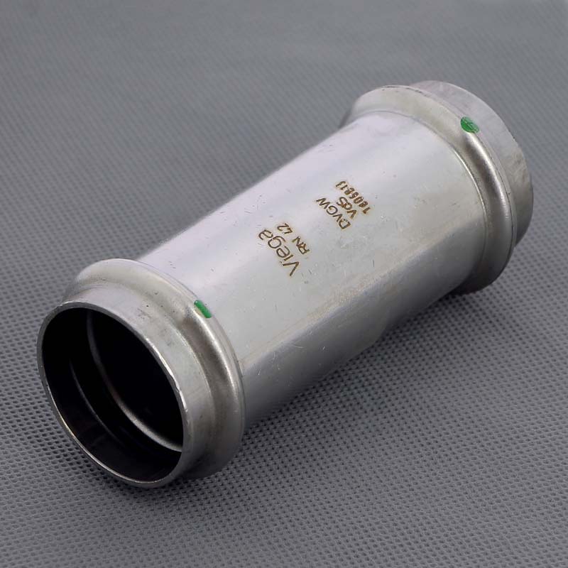 Муфта надвижная пресс Viega Sanpress Inox нержавеющая сталь 42 мм 436421