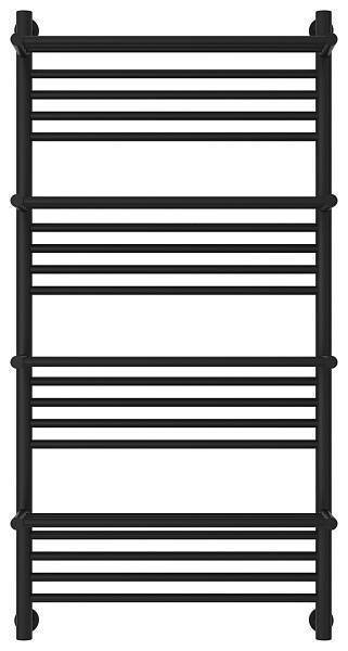 Полотенцесушитель водяной Сунержа Богема с 4 полками 600x1200 мм матовый черный 31-0224-1260