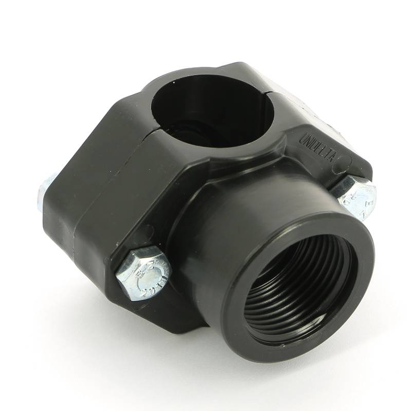 Седловая врезка Unidelta 32х1 2 болта для труб ПНД 1019032004