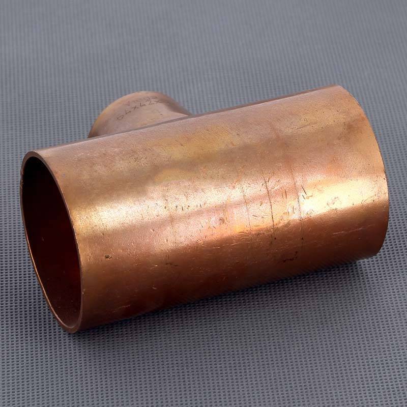 Тройник медный под пайку Viega 64х42х64 мм 595227