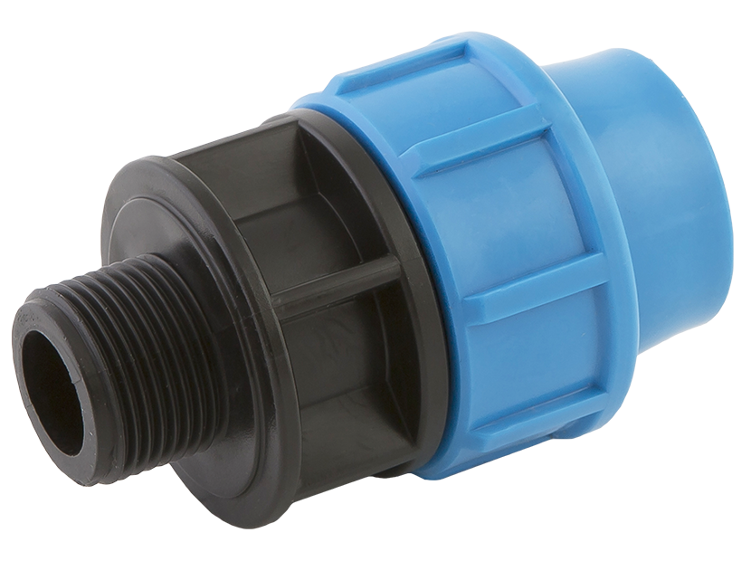 Муфта ПНД ДЖИЛЕКС переходная с наружной резьбой 32х1 72633