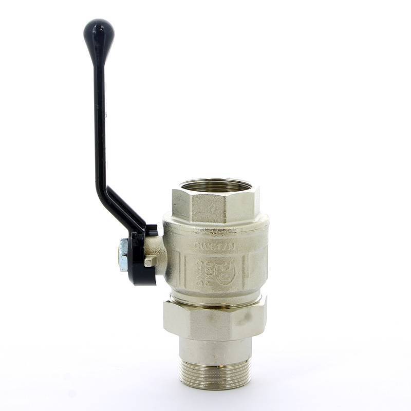 Кран шаровой Bugatti New Jersey 1 1/2 НВ с разъемным соединением рычаг 09200007