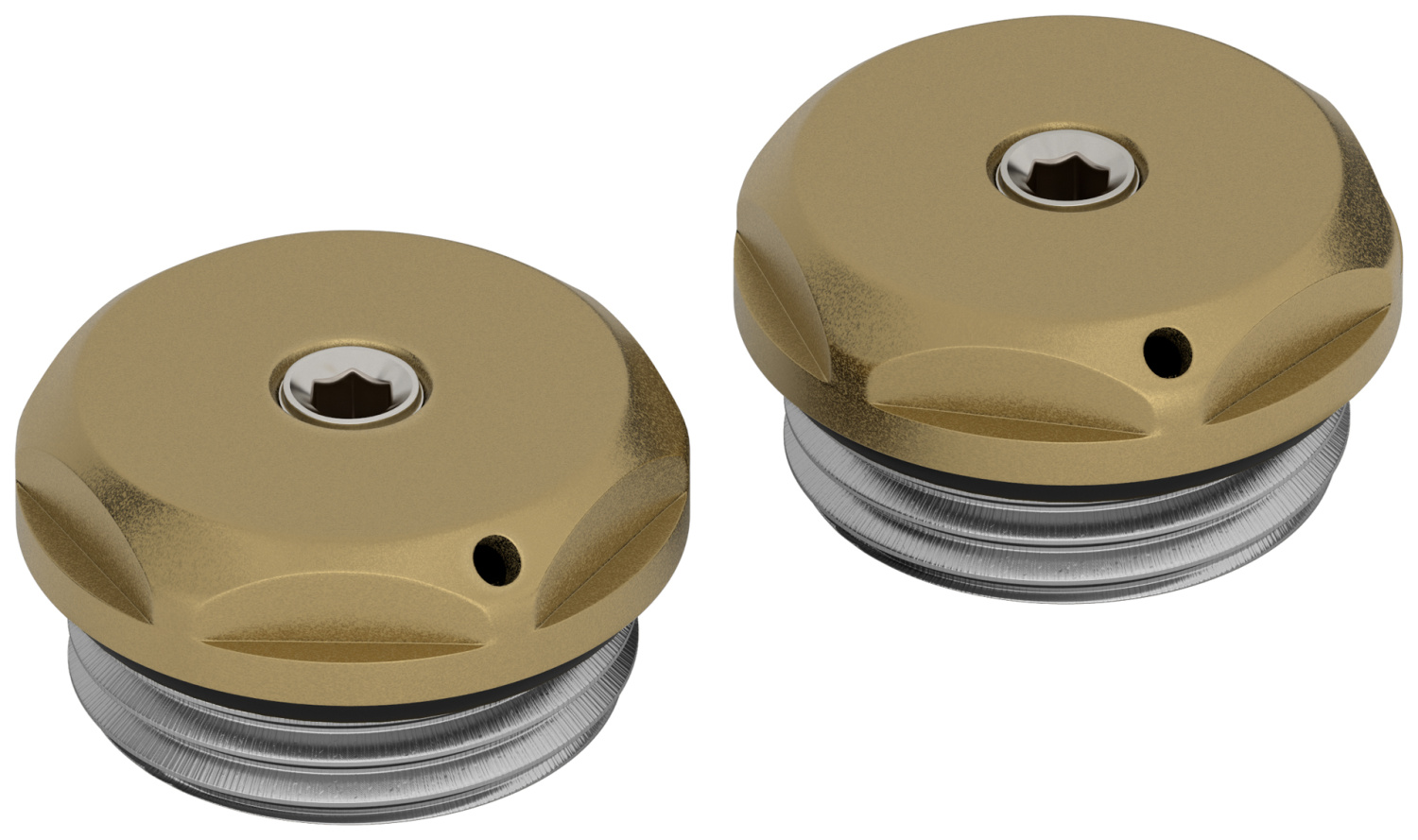 Спускной клапан Сунержа НР G 1/2 2 шт. золотой шёлк матовый 32-1200-0000