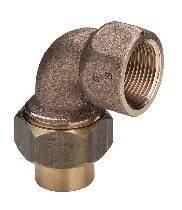 Угловое разъемное соединение Viega бронза DN18 x 3/4 ВР 216962