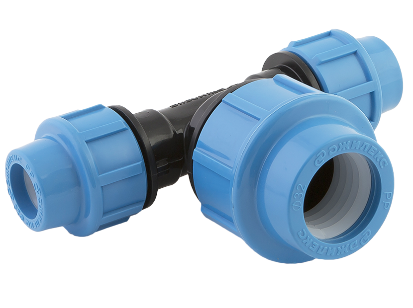 Тройник компрессионный ДЖИЛЕКС ПНД 20 x 32 x 20 мм 9325