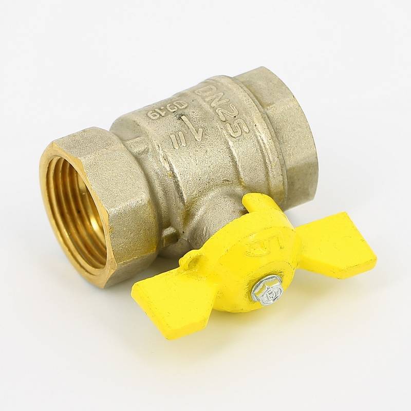 Кран шаровой для газа LD Pride 1 ВВ полнопроходной бабочка 47.350.25