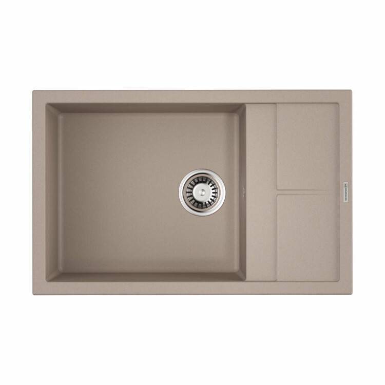 Мойка кухонная OMOIKIRI Sumi 78-U/IF 780x500 мм бежевый 4993721