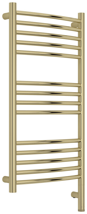 Полотенцесушитель электрический Сунержа Богема 3.1 выгнутая 800x400 мм МЭМ нижнее правое подключение шампань 02060038040