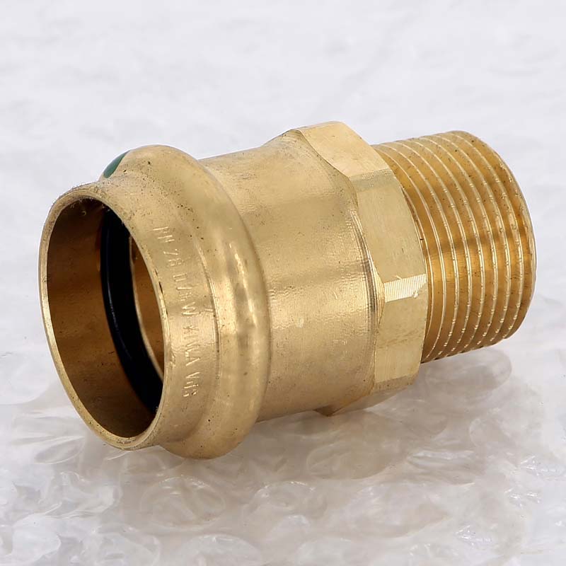 Муфта переходная пресс-Н Viega Sanpress бронза 28x1 106508