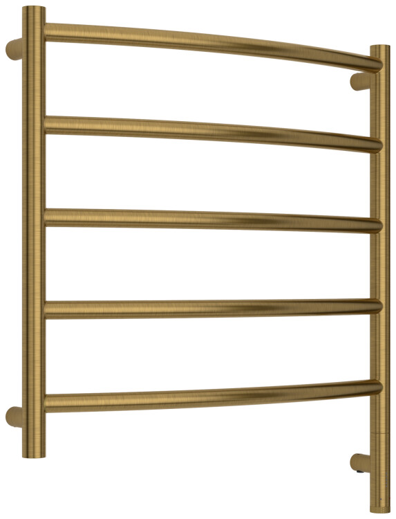 Полотенцесушитель электрический Сунержа Галант 3.1 600x700 мм МЭМ нижнее справа латунь состаренная 05160016060