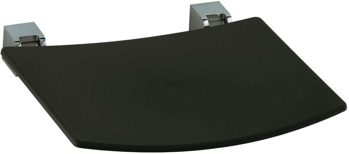 Сиденье для душа откидное KEUCO PLAN хром/темно-серый 14980010037 RAL 7021