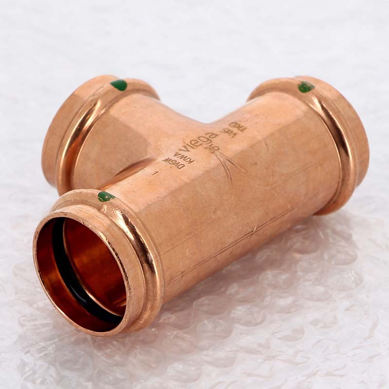 Тройник пресс медный Viega Profipress 35 мм 291983