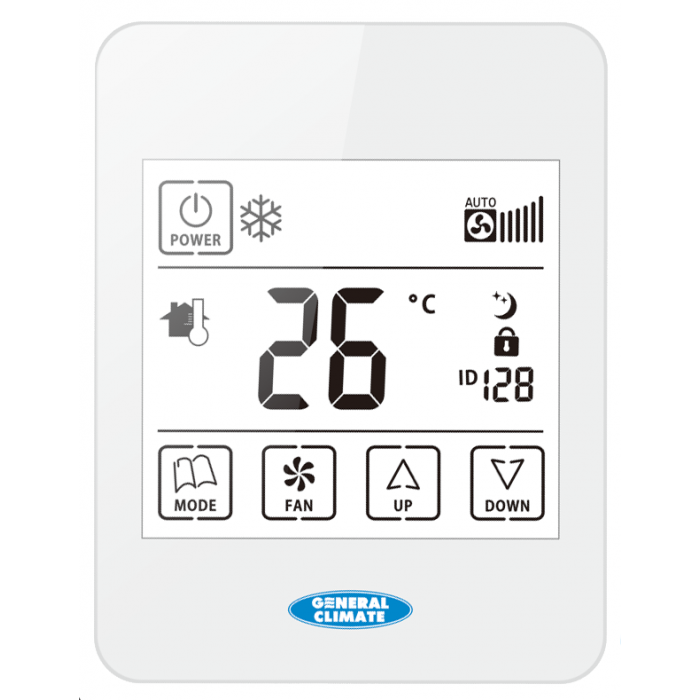 Пульт управления General Climate GR-902D4L-MD проводной ЖК Modbus для 2/4-х трубных фанкойлов GR-902D4L-MD