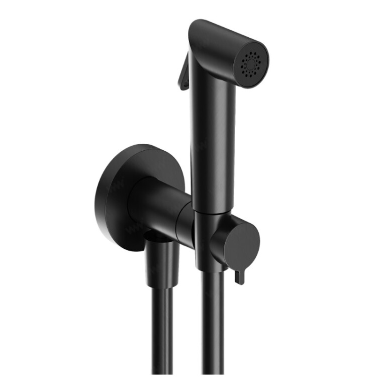 Гигиенический душ со смесителем Almar Shut Off Absolute Black Brushed PVD E136013AB