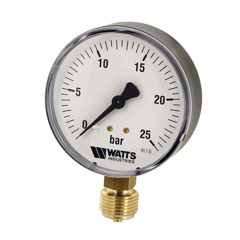 Манометр радиальный Watts F+R200 80 мм 1/2 25 бар 10007795