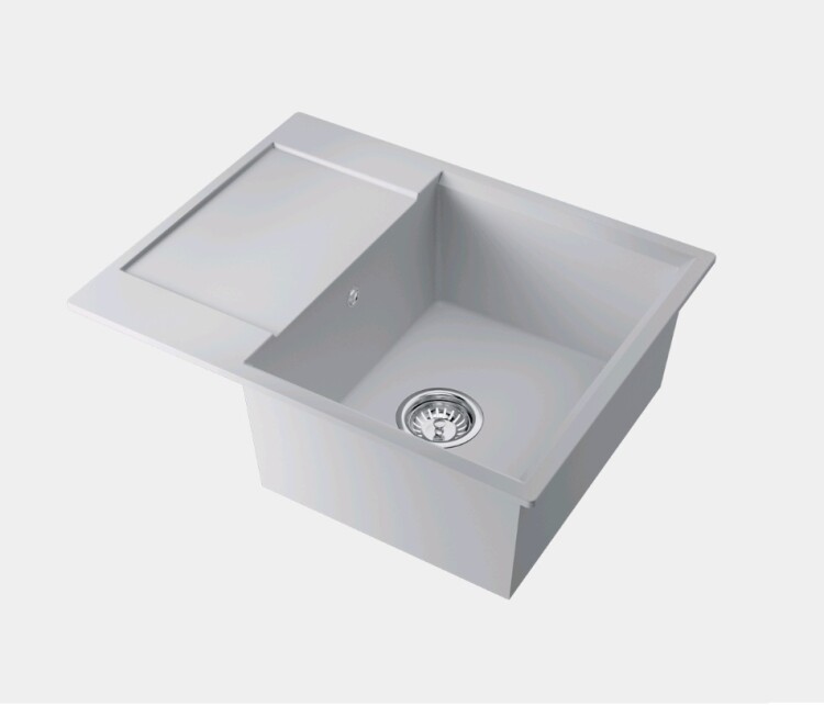 Мойка кухонная OMOIKIRI Daisen 65-WH белый 650x510x215 мм без отверстий 4997523