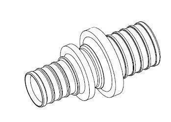 Муфта переходная REHAU RAUTITAN MX 32-25 латунь DZR 11080441001