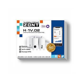 Отопительный GSM Wi-Fi контроллер ZONT H-1V.02 на DIN-рейку ML00005454