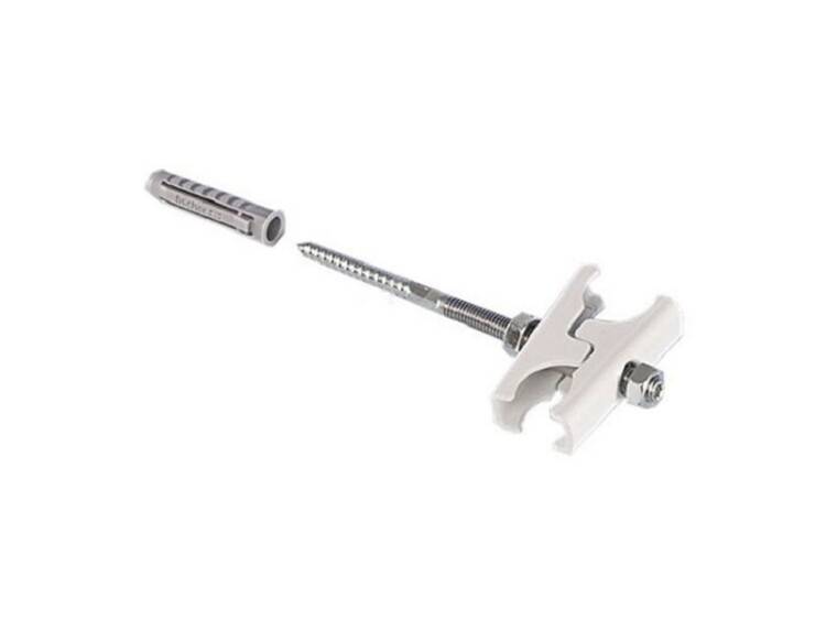 Держатель Zehnder L=130 мм PC=15-70 мм RAL 1019 ZB0257 0001 RAL 1019