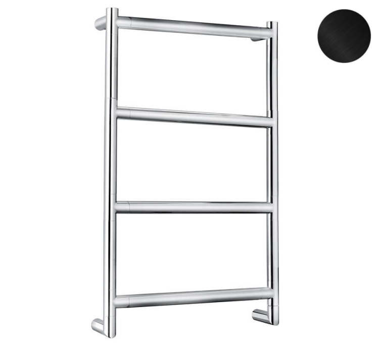 Полотенцесушитель электрический Margaroli Sereno 500x867 мм с Box цвет Black Brushed Nickel 55824704BBNB