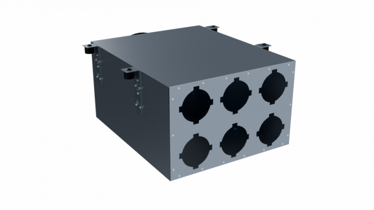 Вентиляционный коллектор Flexag CMP-FLD 160/75x6 D160 на 6 выходов