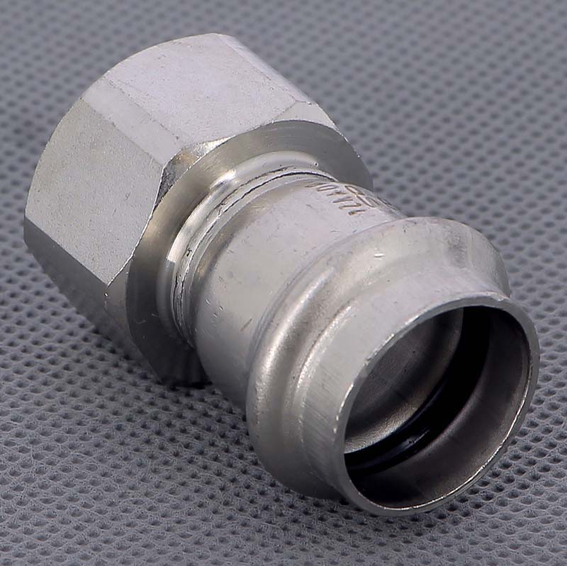 Муфта переходная пресс-В Viega Sanpress Inox нержавеющая сталь 22x3/4 436629