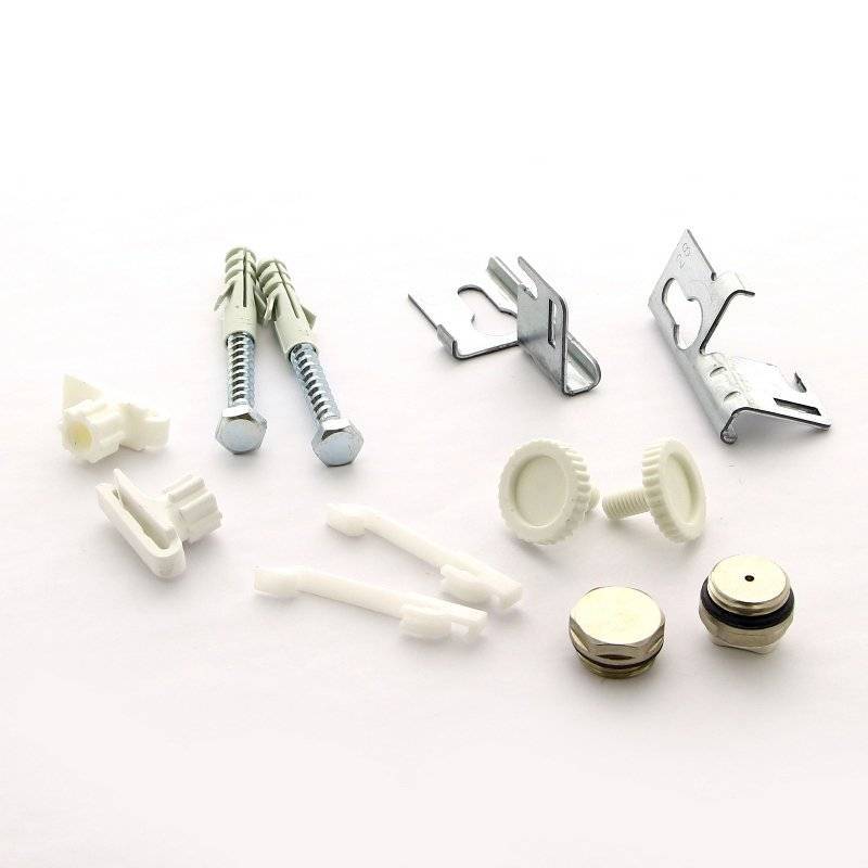 Кронштейн VOGEL&NOOT с заглушкой и воздухоотводчиком для радиаторов типа K длиной до 1600 мм AZ05BW000SALL200