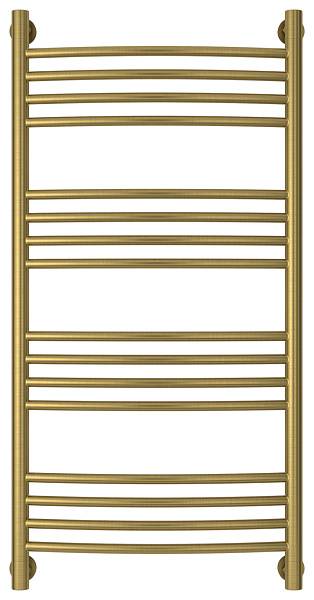 Полотенцесушитель водяной Сунержа Богема+ с полкой 500x1000 мм состаренная латунь 051-0221-1050