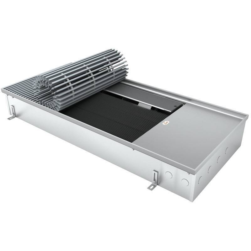 Конвектор внутрипольный Wilma KBX 125x303x2250 мм с вентилятором КВХ.125.303.2250