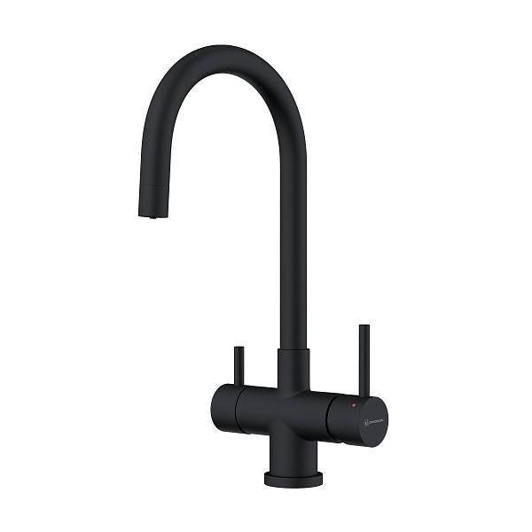 Смеситель для кухни Omoikiri Akita-GB с подключением фильтра графит 4994354