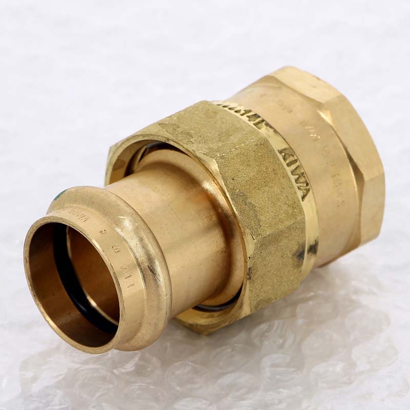 Муфта разъёмная пресс Viega Sanpress бронза 28x1 ВР 128975