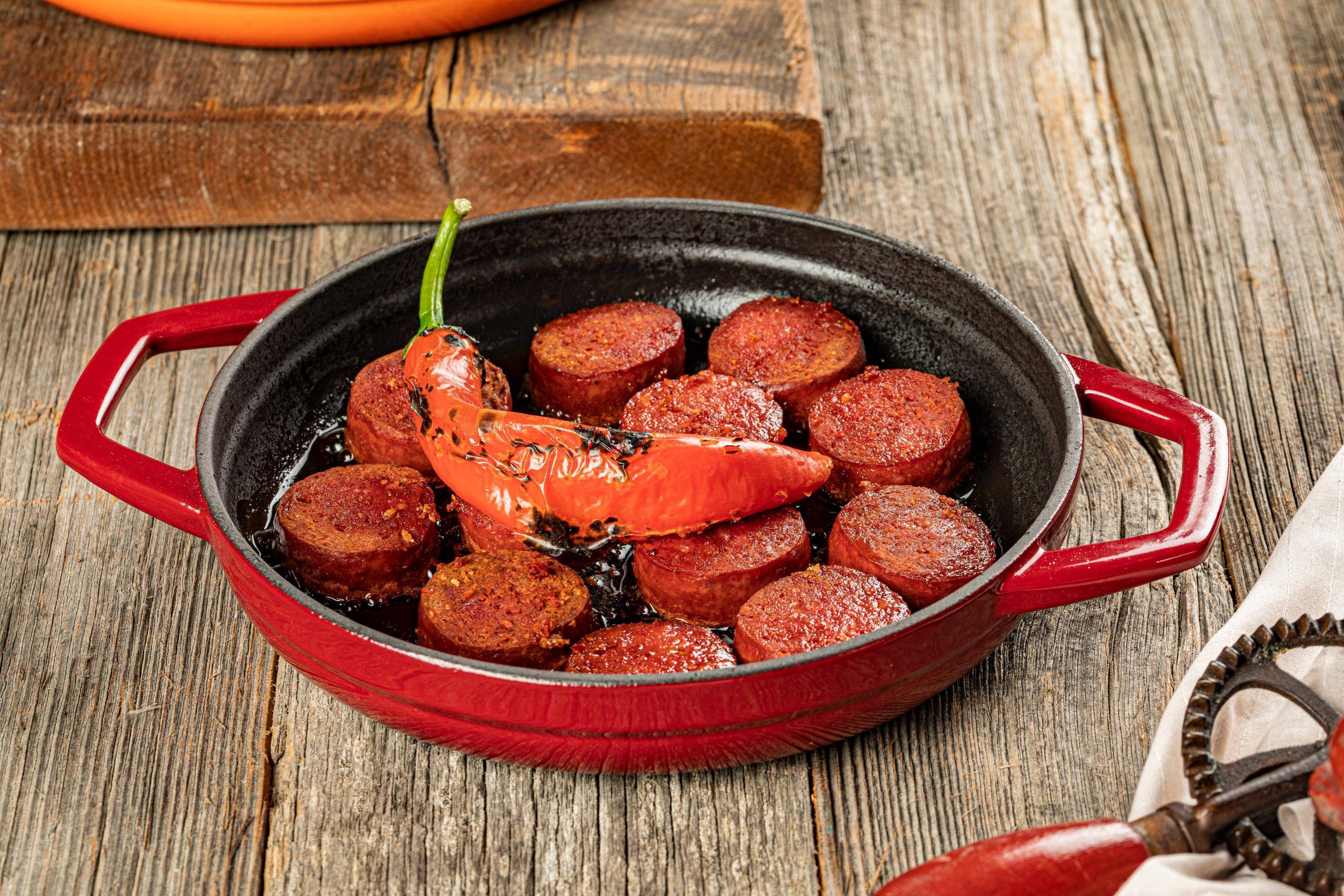 Сковорода с двумя ручками Hascevher KTV 19 см Red A625519