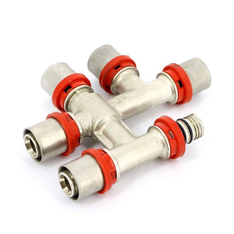 Узел распределительный сдвоенный пресс TIEMME 20х20х20 1650174