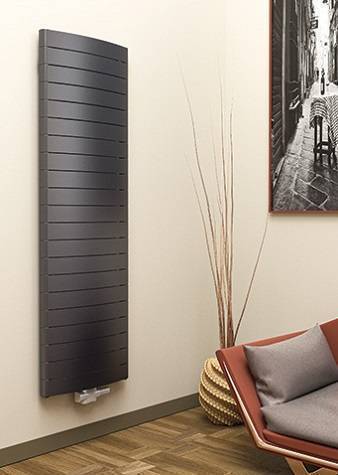 Радиатор биметаллический RIFAR CONVEX Ventil 500 22 секции нижнее подключение Антрацит 11622