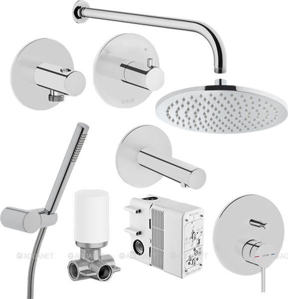 Душевой комплект VitrA Origin хром A49286EXP