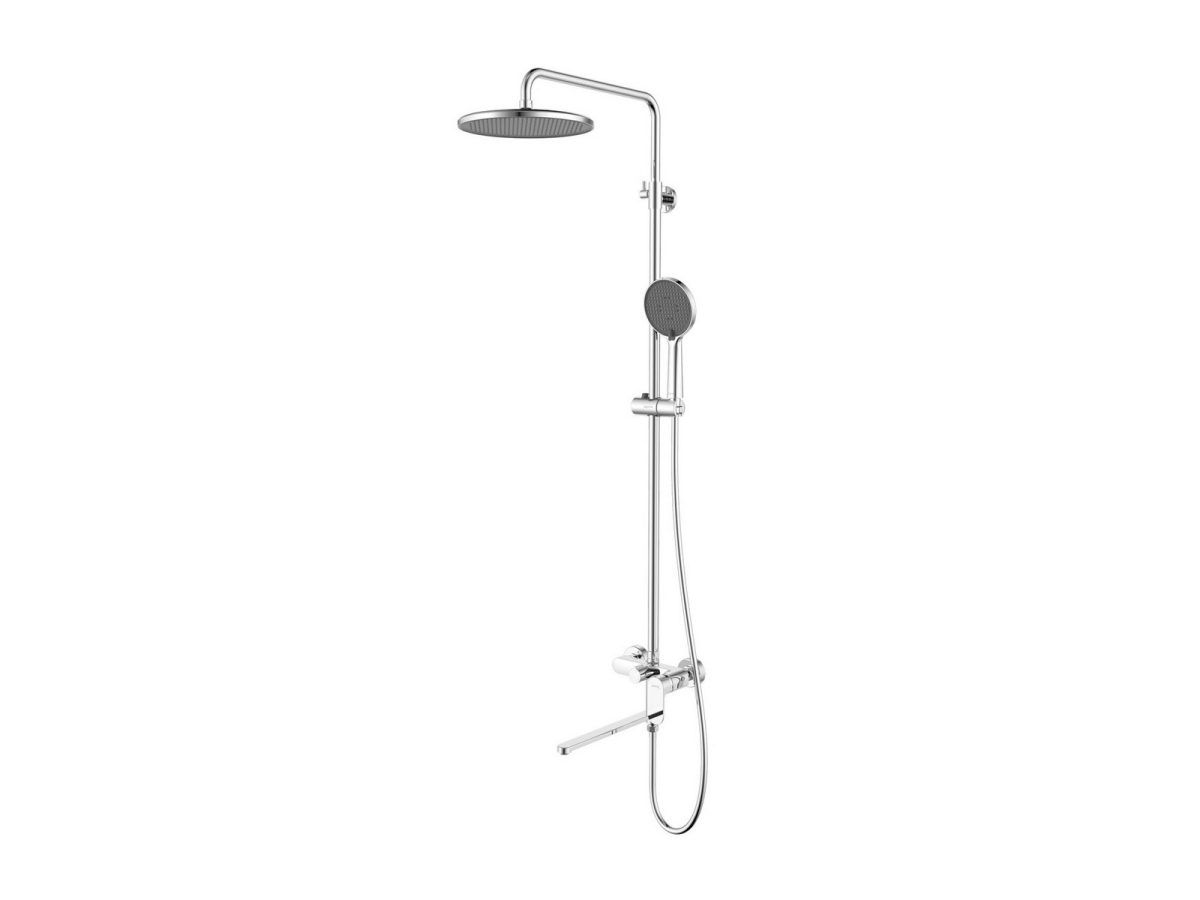 Душевая система AQUANET Альфа с длинным изливом 250 мм хром AQ2942CR