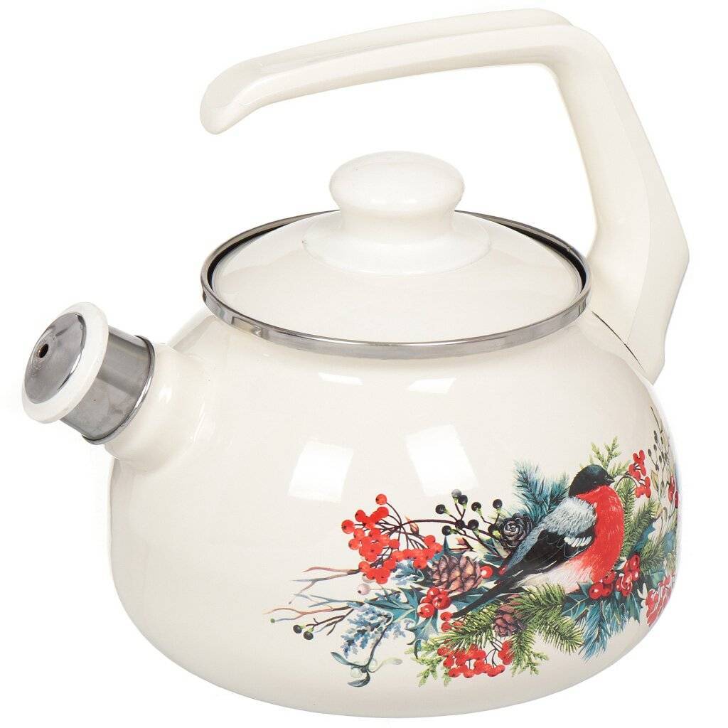 Чайник эмалированный Metrot Снегирь 2.5 л 8552