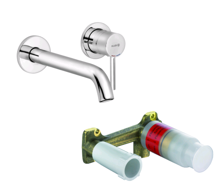 Смеситель для раковины Kludi BOZZ SET встраиваемый хром 382450576S