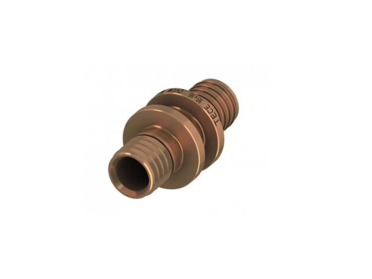 Соединение труба-труба TECEflex 32 x 32 мм бронза 706232