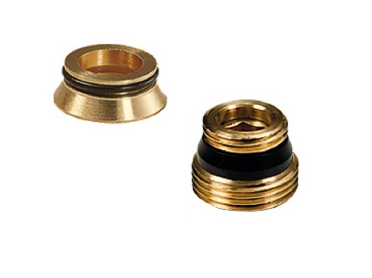 Переходник Giacomini R483 1/2x3/4E с герметичной прокладкой R483Y023