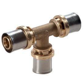 Тройник равнопроходной Giacomini 26x3 латунь RM150Y009