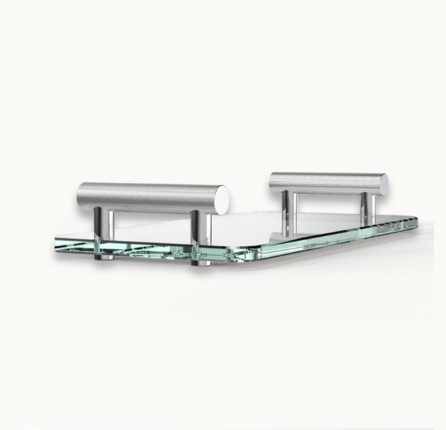 Лоток Decor Walther Club 330x170x53 мм хром/прозрачное стекло 0856102