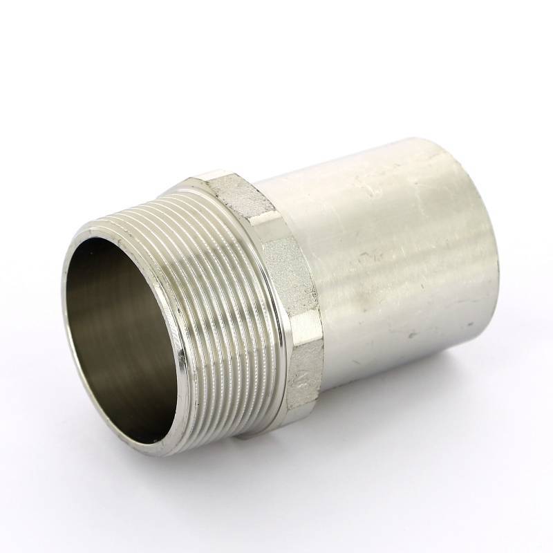 Переходник пресс Viega Sanpress Inox 54 мм x 2 НР нержавеющая сталь 436780