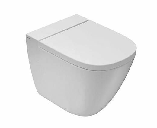 Унитаз приставной Globo Stockholm 370х510х420 мм белый LA002.BI