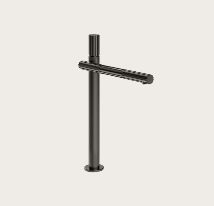 Смеситель для раковины Gessi Incastri Black Metal PVD 75004706